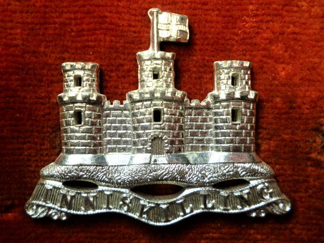 The Inniskilling Fusiliers Piper's SP Cap Badge     